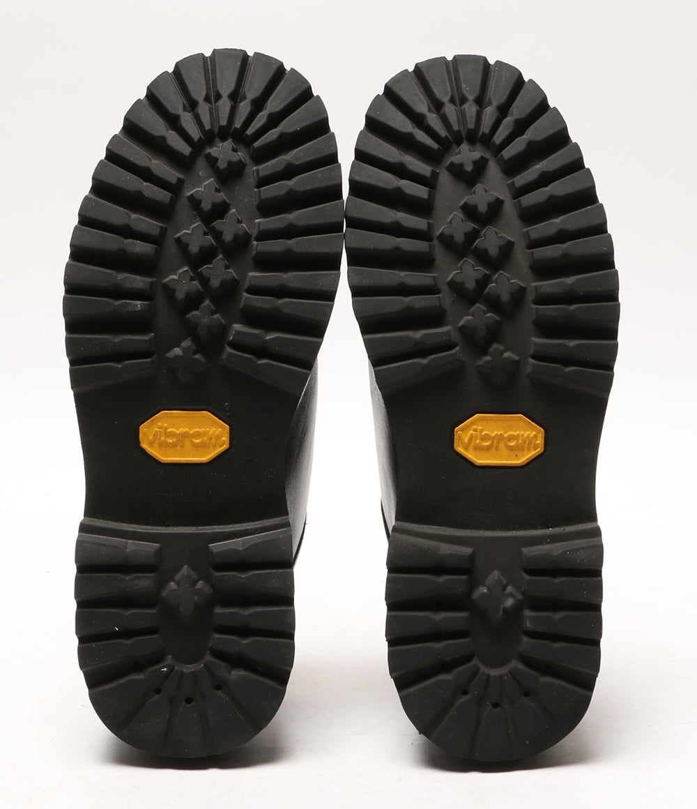 ピージー チロリアンブーツ STEVEN ALAN KNOCK BLACK LEATHER メンズ