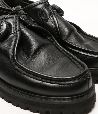 ピージー チロリアンブーツ STEVEN ALAN KNOCK BLACK LEATHER       メンズ SIZE 41  PG