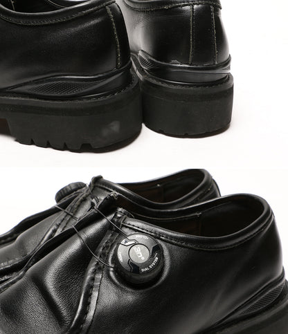 ピージー チロリアンブーツ STEVEN ALAN KNOCK BLACK LEATHER       メンズ SIZE 41  PG