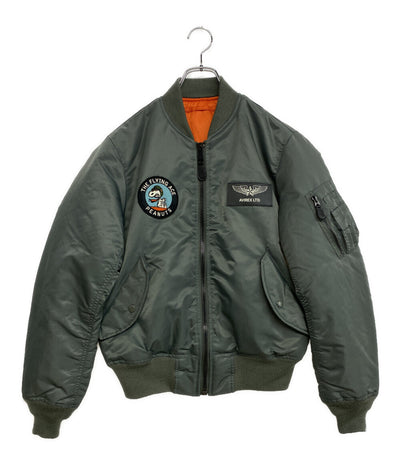 アヴィレックス ジャケット PEANUTSコラボ MA-1 FLYING ACE メンズ SIZE M AVIREX