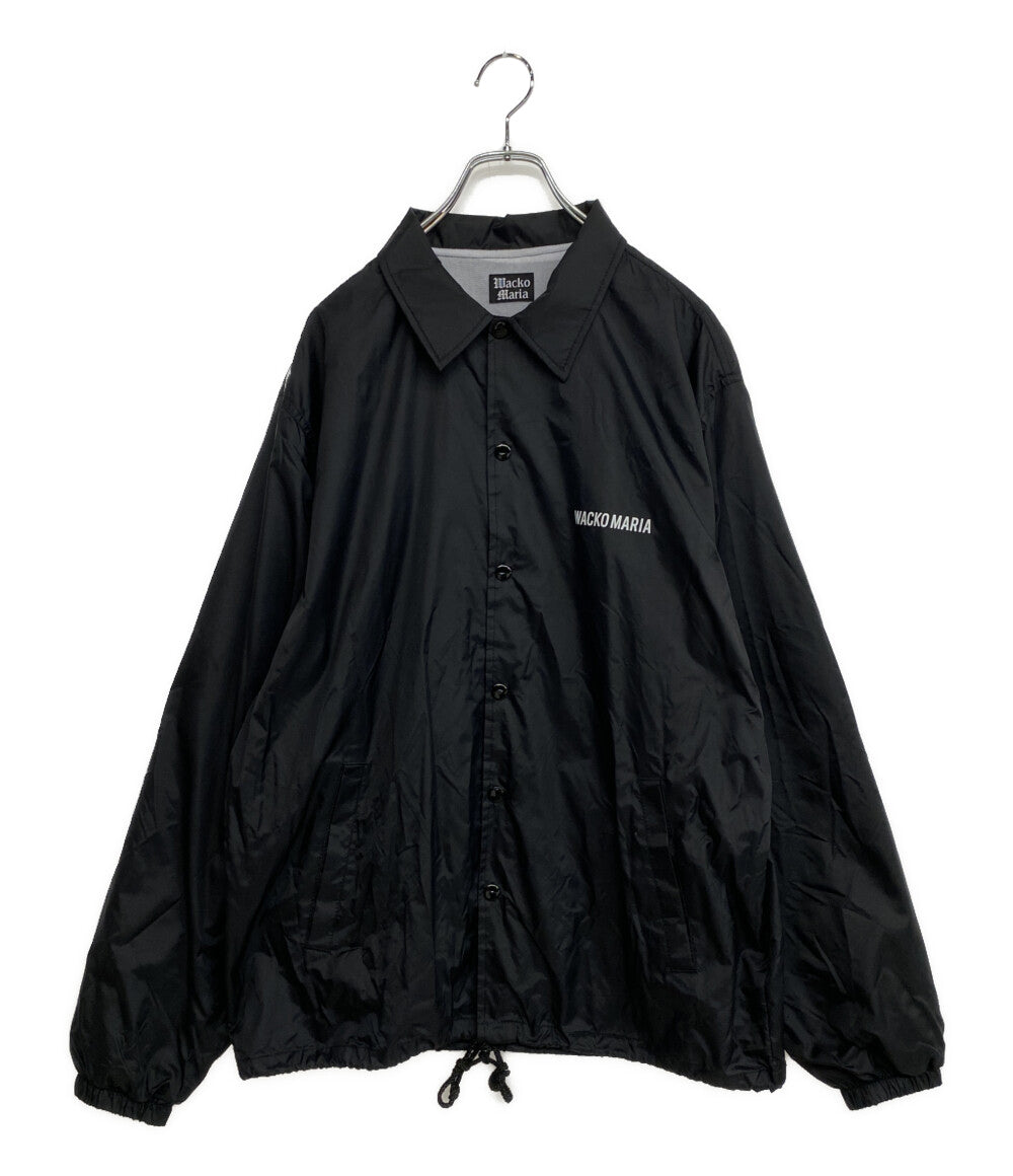 ワコマリア ナイロンコーチジャケット ブラック メンズ SIZE L WACKO MARIA