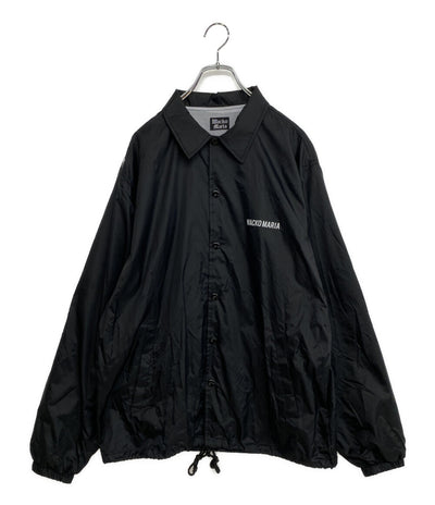 ワコマリア ナイロンコーチジャケット ブラック メンズ SIZE L WACKO MARIA