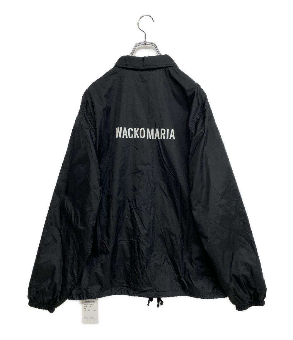 ワコマリア ナイロンコーチジャケット ブラック メンズ SIZE L WACKO MARIA