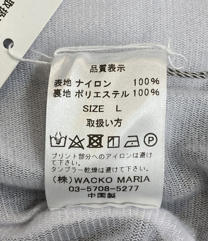 ワコマリア ナイロンコーチジャケット ブラック メンズ SIZE L WACKO MARIA