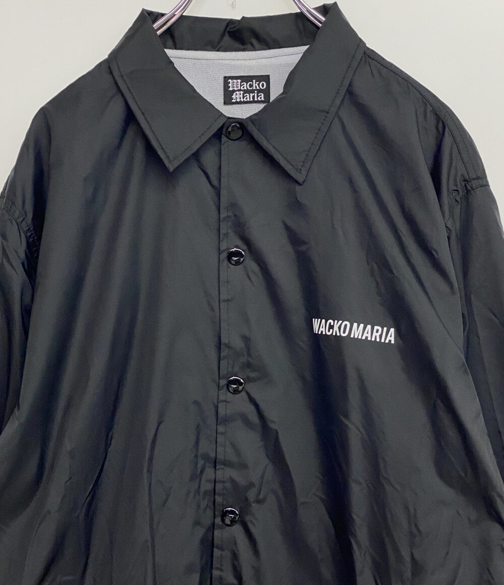 ワコマリア ナイロンコーチジャケット ブラック メンズ SIZE L WACKO MARIA