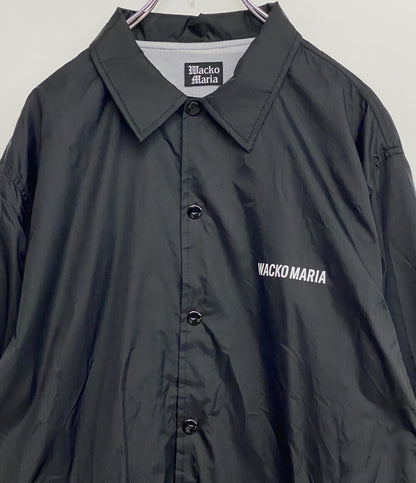 ワコマリア ナイロンコーチジャケット ブラック メンズ SIZE L WACKO MARIA