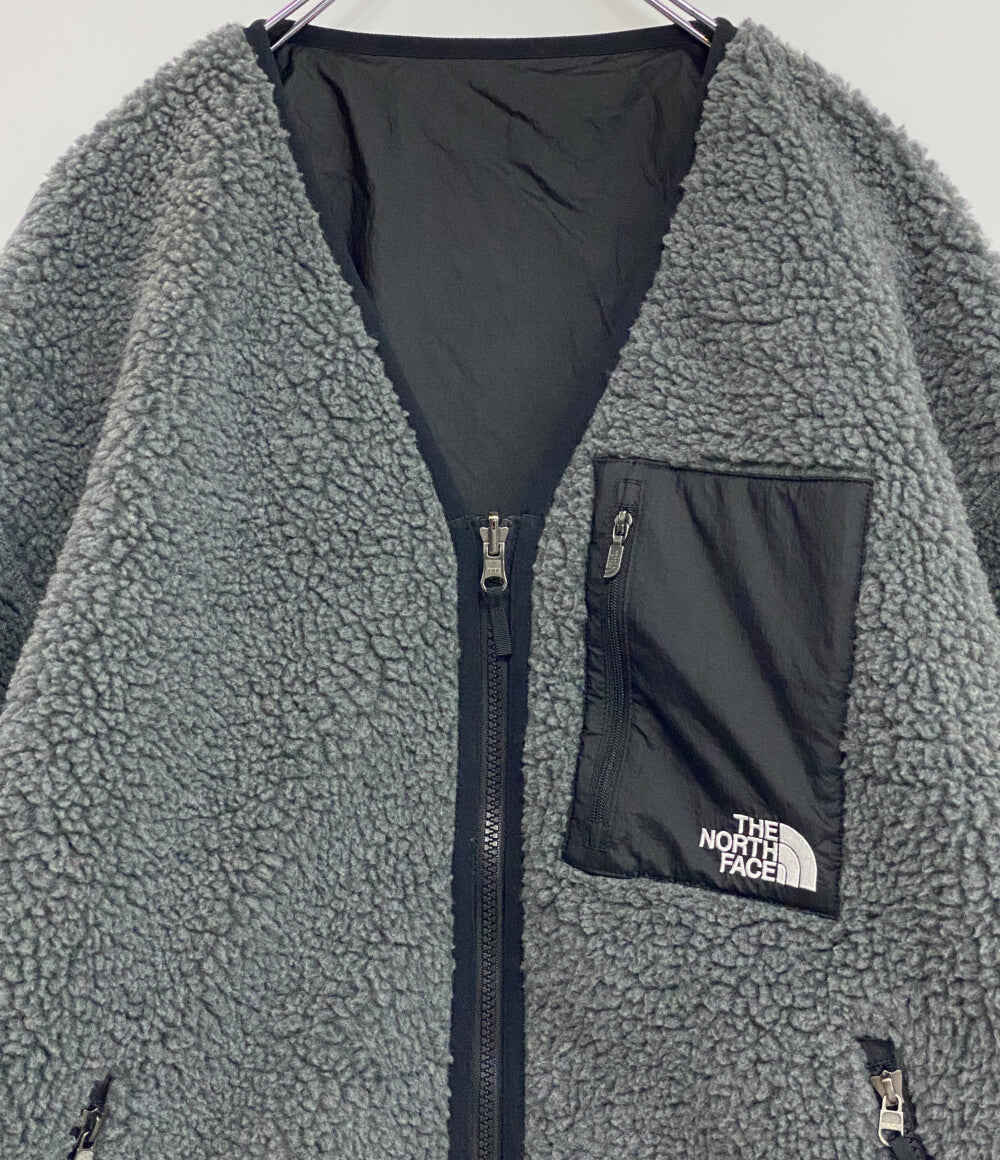 ザノースフェイス ジャケット リバーシブルパイルカーディガン グレー NP72334 メンズ SIZE L THE NORTH FACE