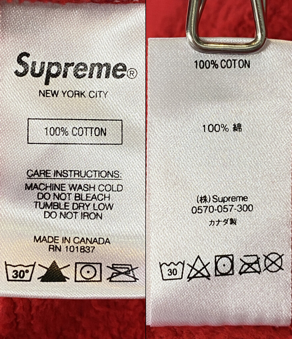 シュプリーム スウェット Cutout Logo Crewneck Red メンズ SIZE L Supreme