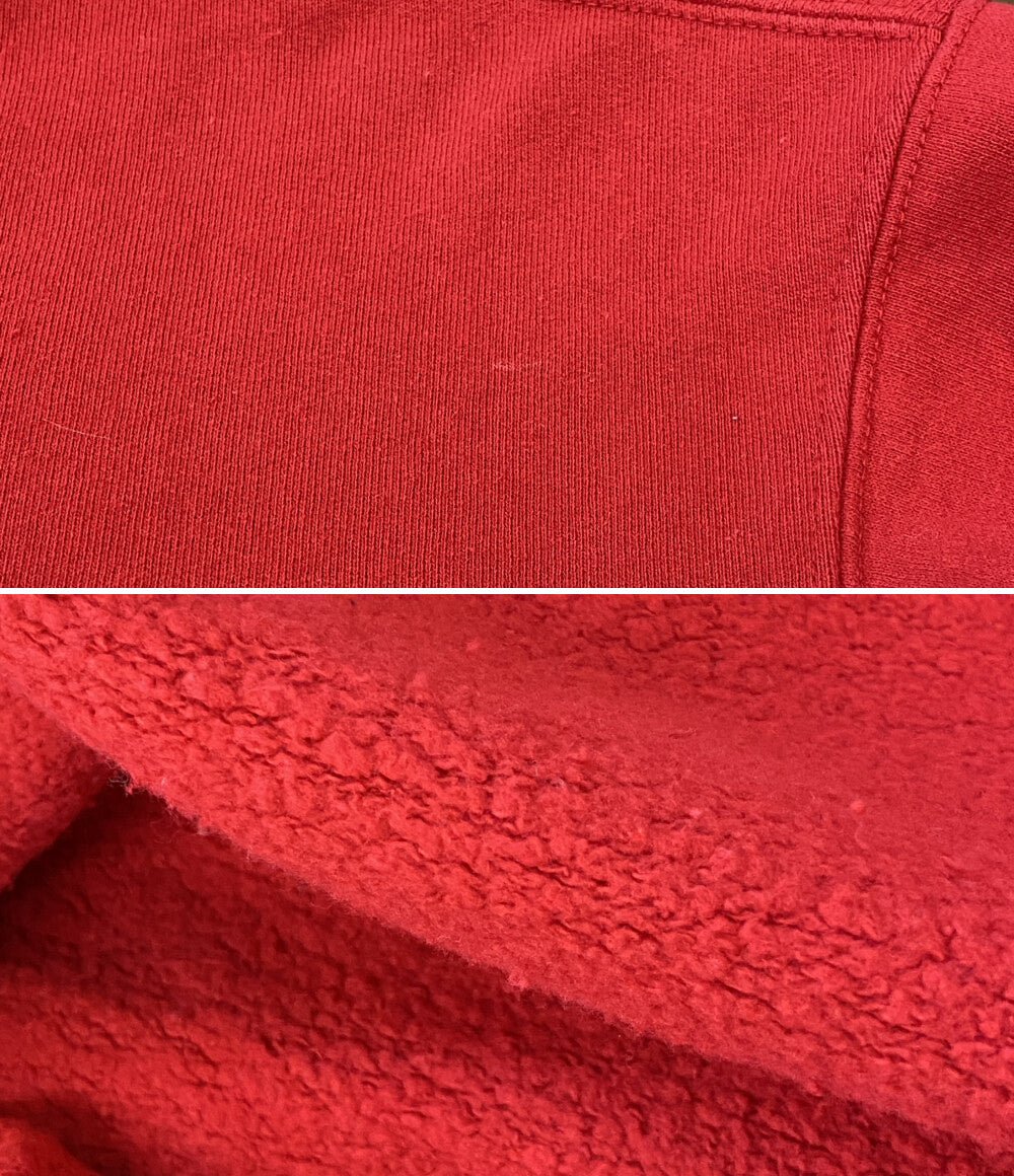 シュプリーム スウェット Cutout Logo Crewneck Red メンズ SIZE L Supreme