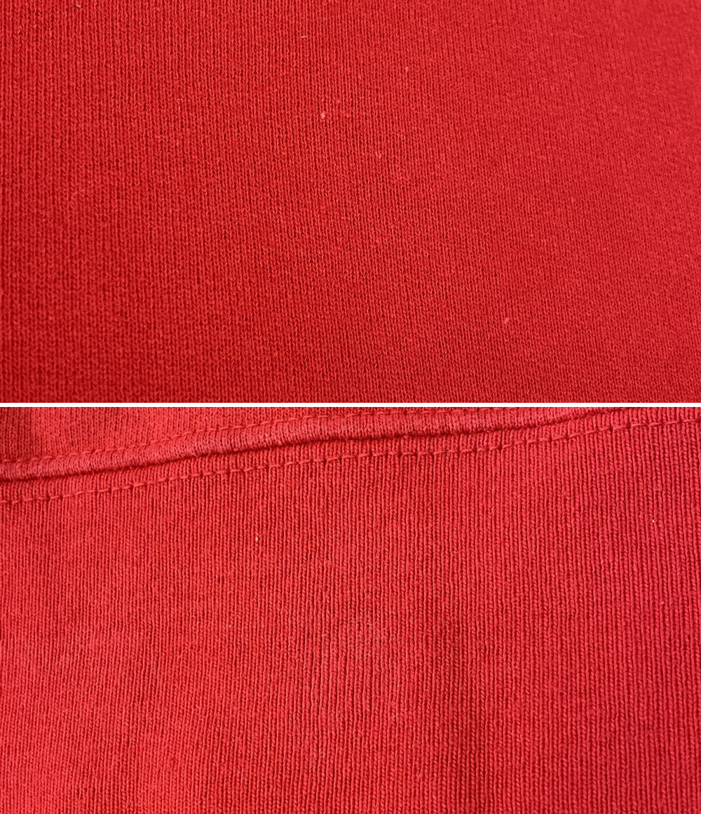シュプリーム スウェット Cutout Logo Crewneck Red メンズ SIZE L Supreme