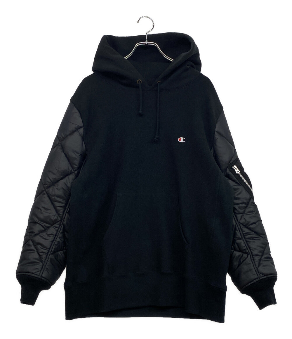 アイジュンヤワタナベマン 袖キルティング プルオーバーパーカー 23AW メンズ SIZE L eye JUNYA WATANABE MAN