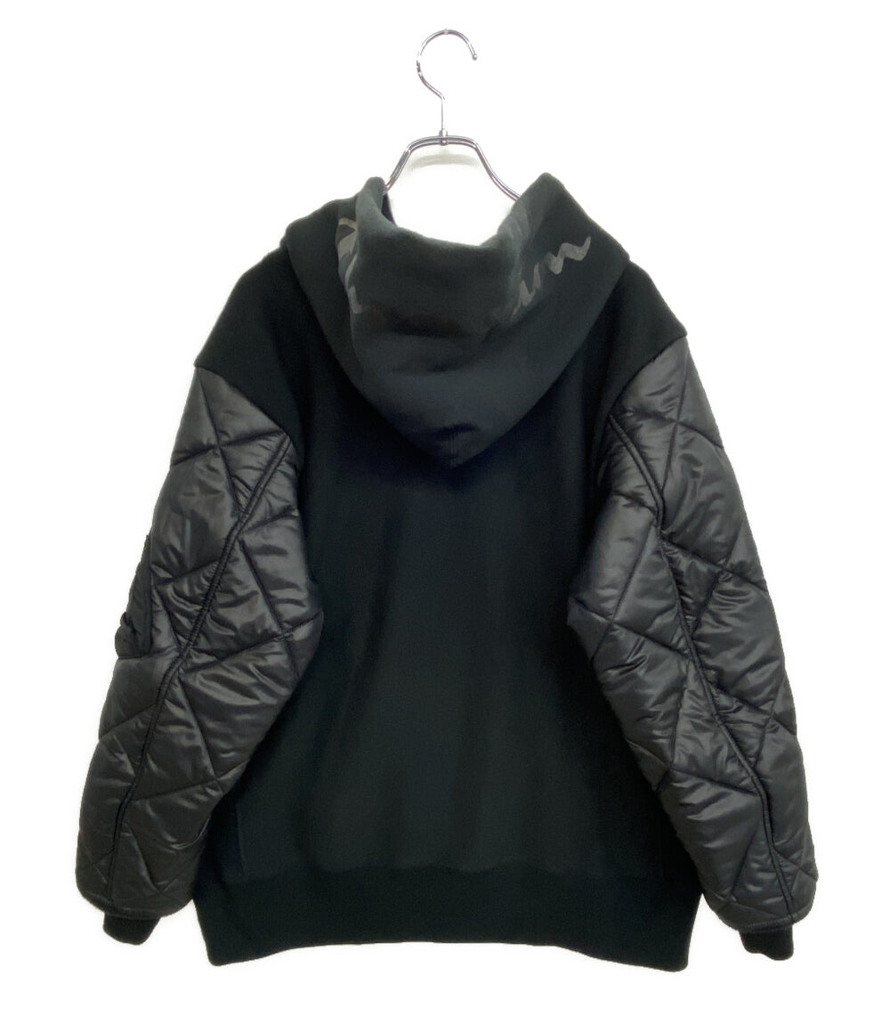 アイジュンヤワタナベマン 袖キルティング プルオーバーパーカー 23AW メンズ SIZE L eye JUNYA WATANABE MAN