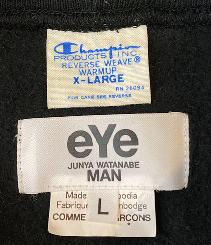 アイジュンヤワタナベマン 袖キルティング プルオーバーパーカー 23AW メンズ SIZE L eye JUNYA WATANABE MAN