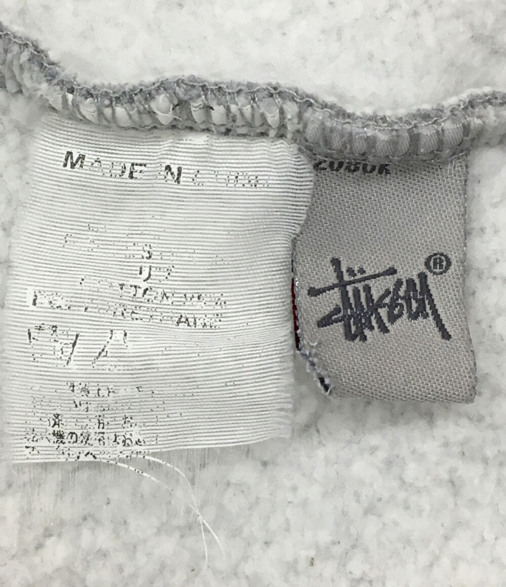 世*u様 【ec14】STUSSY　刺繍ロゴパーカー　サイズM　ブラック　コット 中古・古着通販】stussy (ステューシー) フードロゴ刺繍パーカー