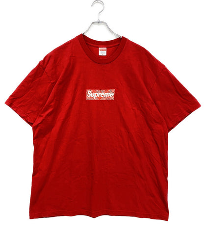 Supreme 半袖Ｔシャツ 19aw Bandana Box Logo Tee RED メンズ SIZE XL シュプリーム