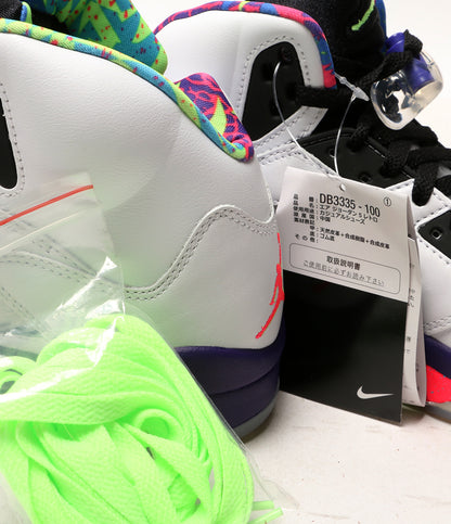 ナイキ 美品 スニーカー エアジョーダン 5 レトロ ベルエア 2020 DB3335-100 メンズ SIZE 25cm NIKE