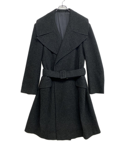 ヨウジヤマモトプールオム 80s 丸ロゴ ウールコート メンズ SIZE M YOHJI YAMAMOTO POUR HOMME