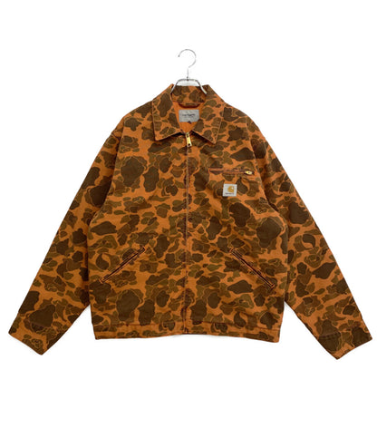 カーハート ダックデトロイトジャケット カモ柄 オレンジ 24FW メンズ SIZE M Carhartt