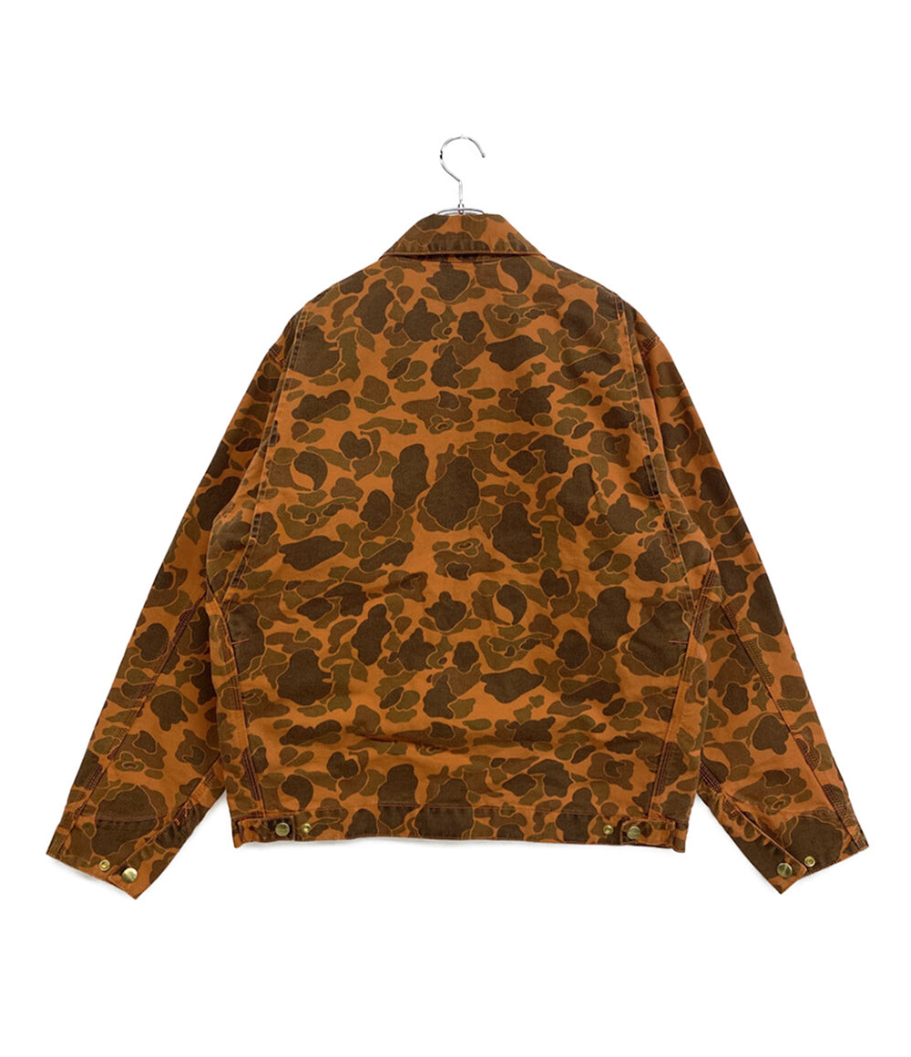 カーハート ダックデトロイトジャケット カモ柄 オレンジ 24FW メンズ SIZE M Carhartt
