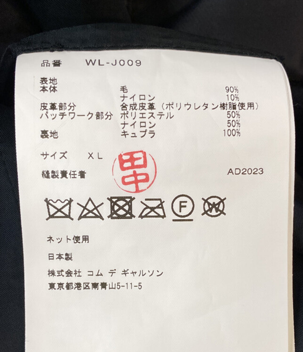 コムデギャルソンジュンヤワタナベマン グレンチェック パッチワークジャケット 23AW メンズ SIZE XL JUNYA WATANABE MAN