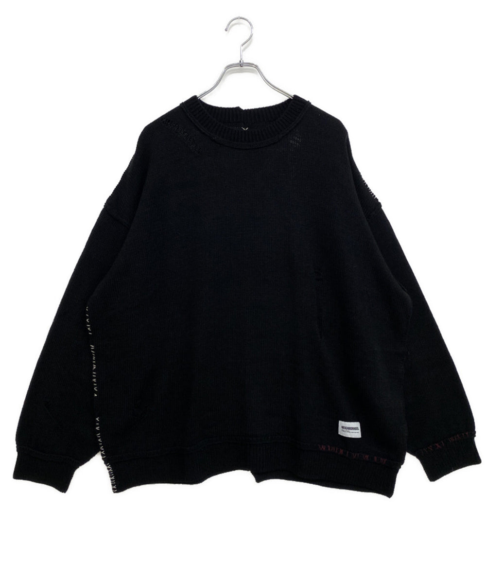 ネイバーフッド ニット SAVAGE CREWNECK SWEATER 24AW メンズ SIZE XL NEIGHBORHOOD