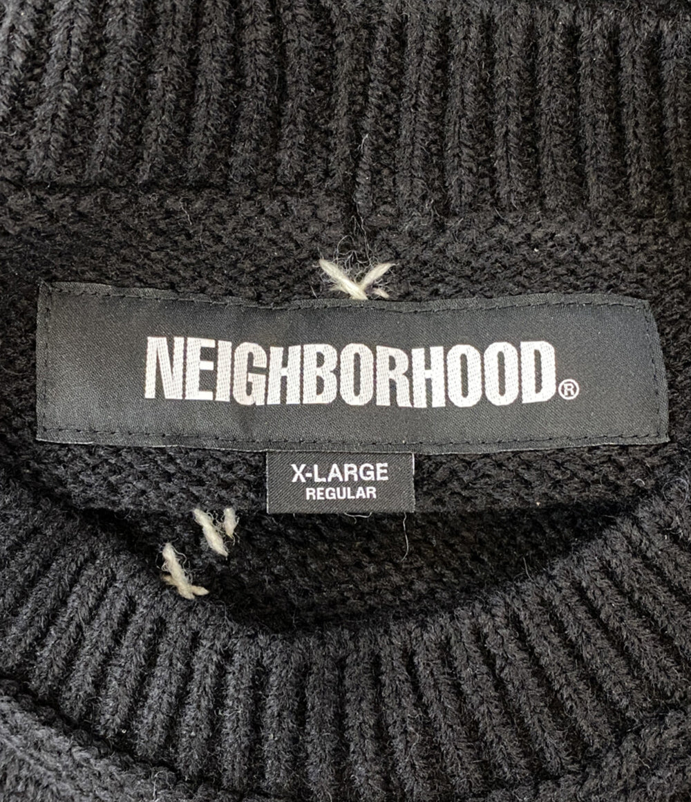 ネイバーフッド ニット SAVAGE CREWNECK SWEATER 24AW メンズ SIZE XL NEIGHBORHOOD