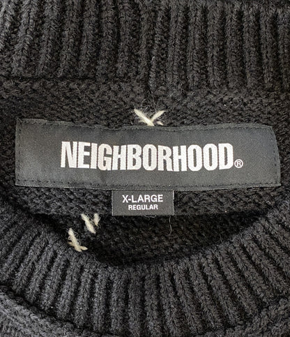 ネイバーフッド ニット SAVAGE CREWNECK SWEATER 24AW メンズ SIZE XL NEIGHBORHOOD