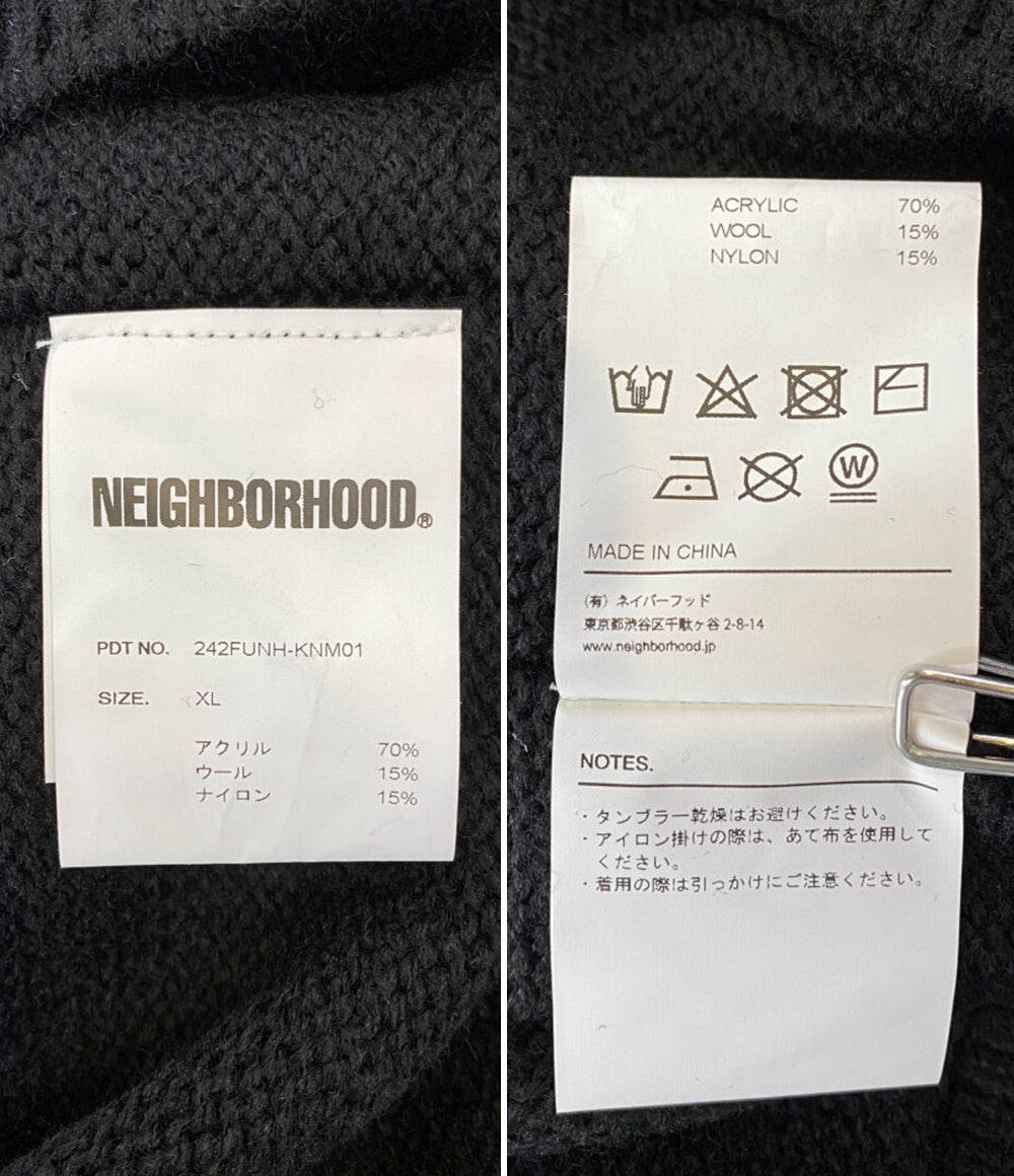 ネイバーフッド ニット SAVAGE CREWNECK SWEATER 24AW メンズ SIZE XL NEIGHBORHOOD