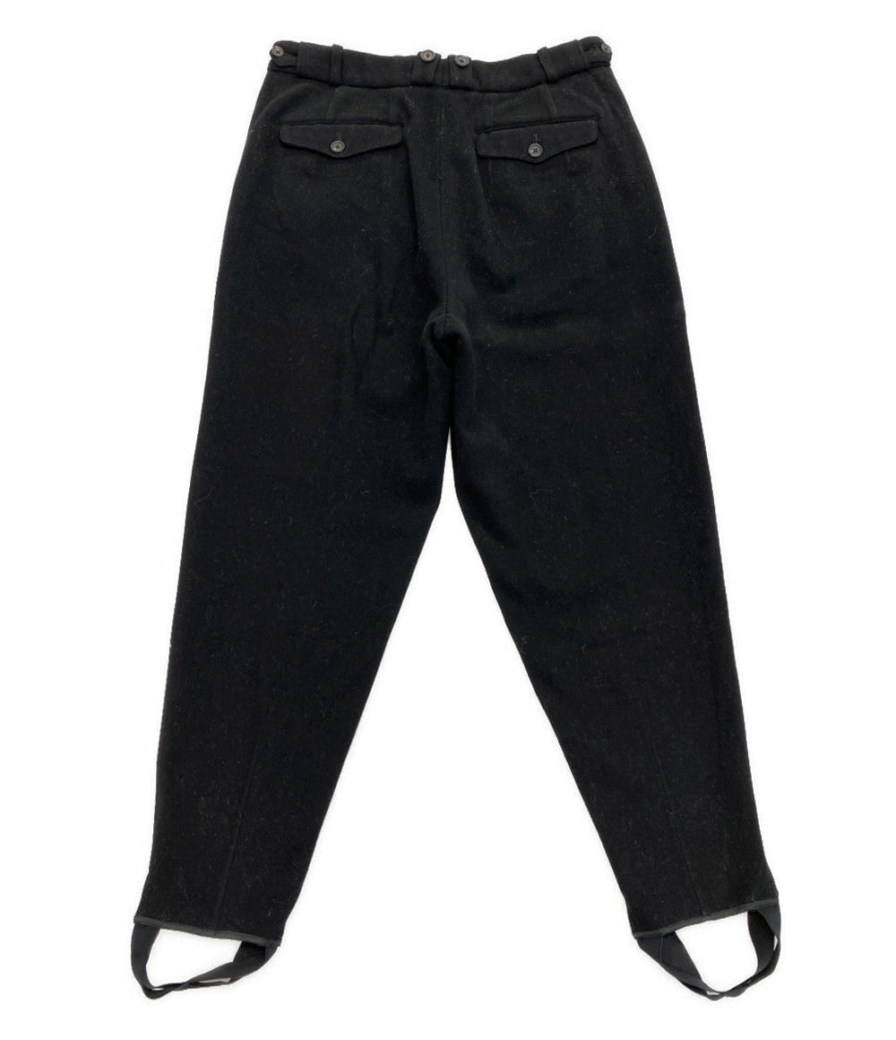 ヨウジヤマモトプールオム 80s 丸ロゴ サスペンダー加工ウールパンツ メンズ SIZE S YOHJI YAMAMOTO POUR HOMME