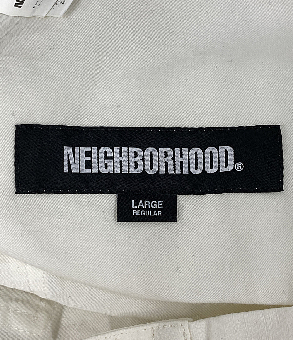 ネイバーフッド パンツ WIDE BAKER PANTS ホワイト 25SS メンズ SIZE L NEIGHBORHOOD