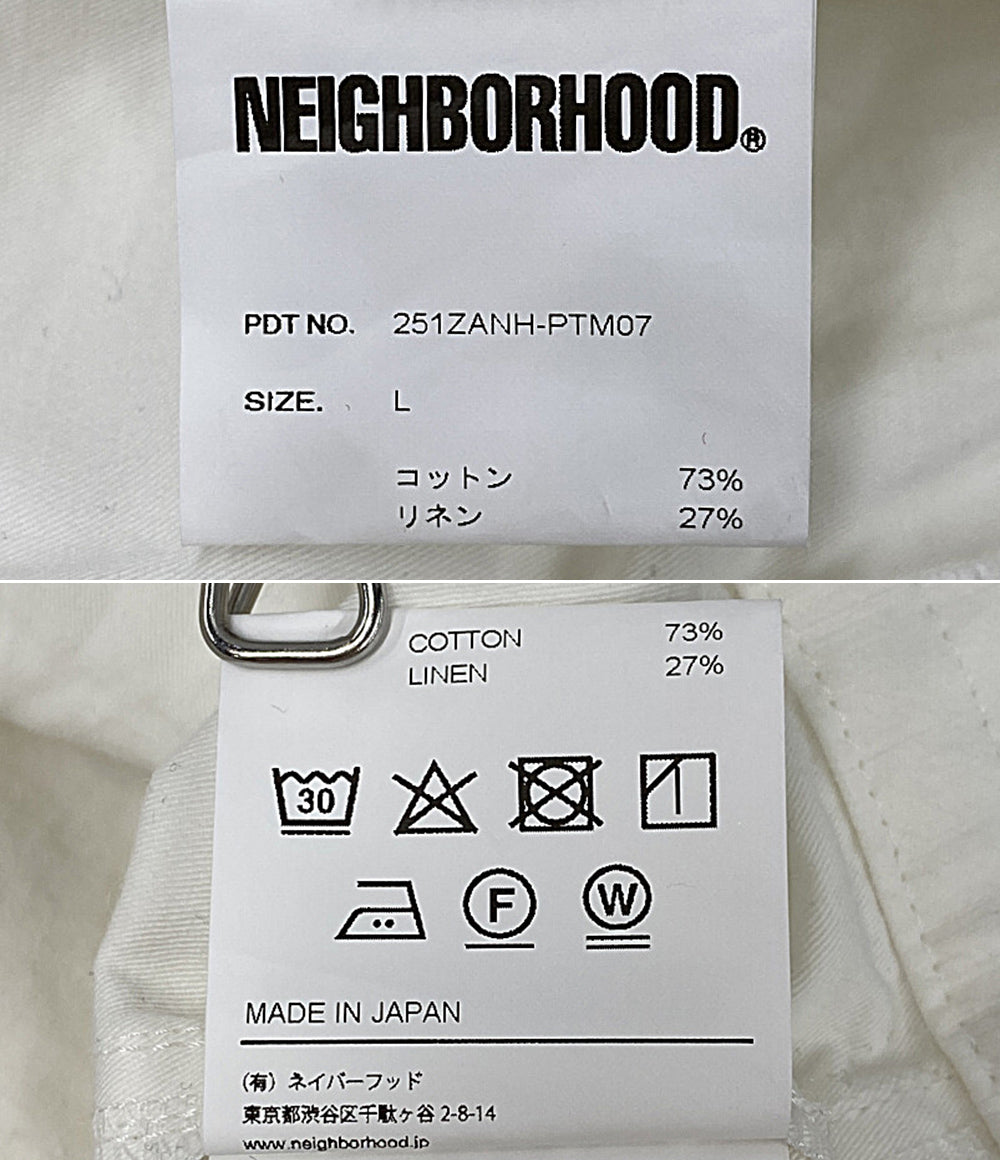 NEIGHBORHOOD パンツ WIDE BAKER PANTS ホワイト 25SS メンズ SIZE L