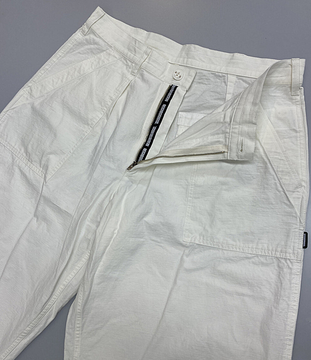 ネイバーフッド パンツ WIDE BAKER PANTS ホワイト 25SS メンズ SIZE L NEIGHBORHOOD
