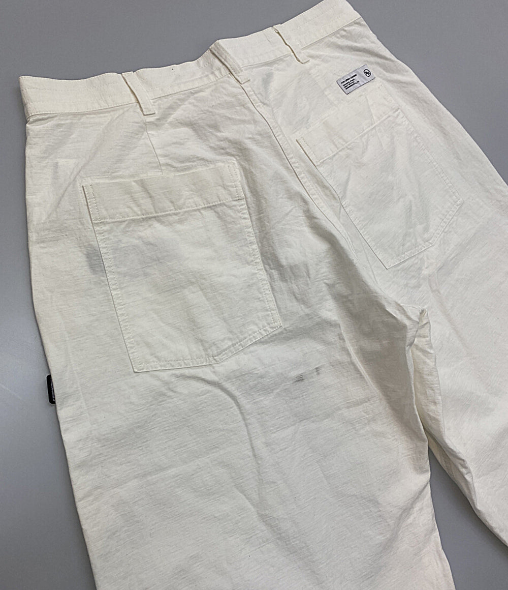 ネイバーフッド パンツ WIDE BAKER PANTS ホワイト 25SS メンズ SIZE L NEIGHBORHOOD