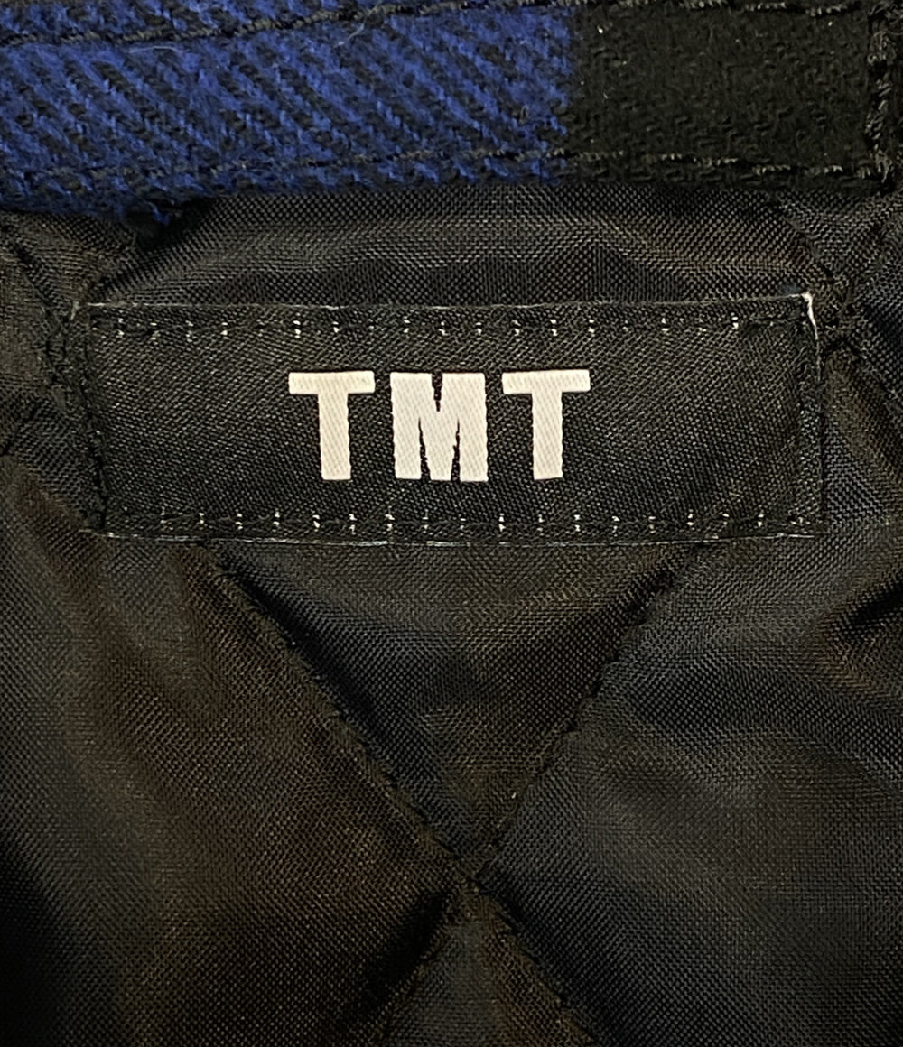 ティーエムティー コーチジャケット バッファローチェック ブルー 24AW メンズ SIZE XL TMT