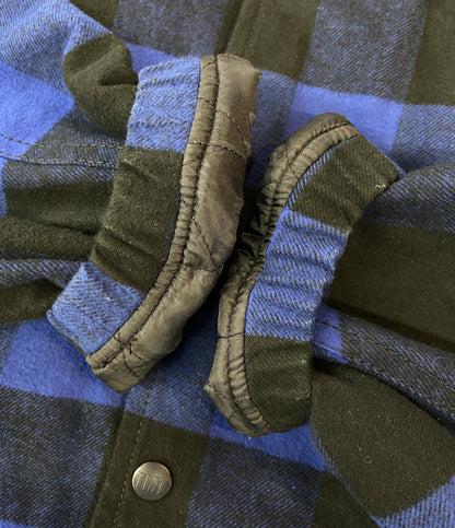 ティーエムティー コーチジャケット バッファローチェック ブルー 24AW メンズ SIZE XL TMT