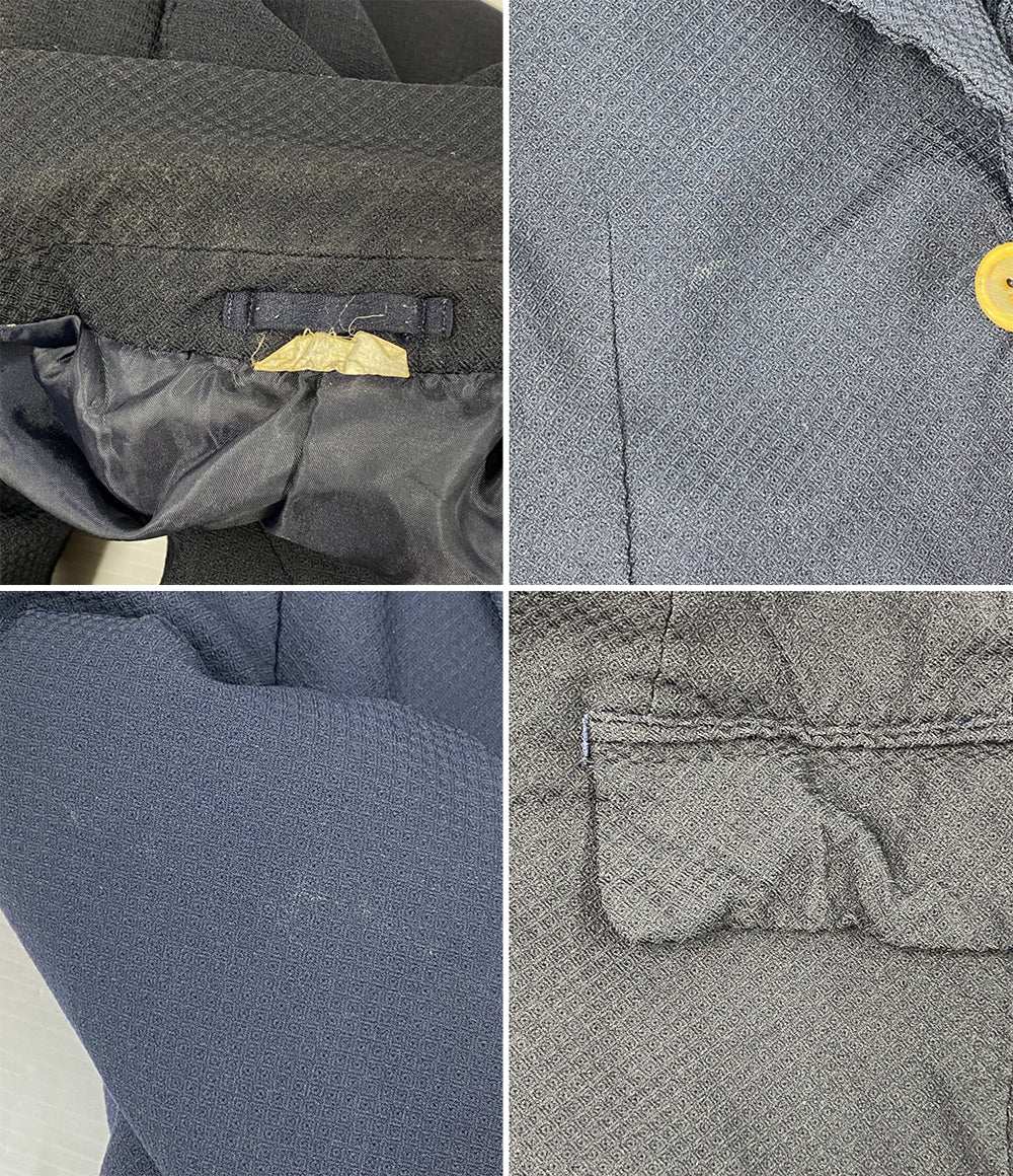 コム デ ギャルソン・オム・ドゥ セットアップ 縮絨加工 DJ-J057 ネイビー メンズ SIZE M/L COMME des GARCONS HOMME DEUX