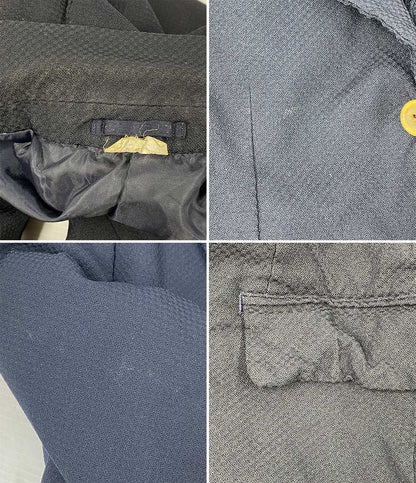 コム デ ギャルソン・オム・ドゥ セットアップ 縮絨加工 DJ-J057 ネイビー メンズ SIZE M/L COMME des GARCONS HOMME DEUX