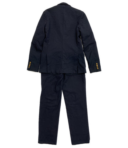 コム デ ギャルソン・オム・ドゥ セットアップ 縮絨加工 DJ-J057 ネイビー メンズ SIZE M/L COMME des GARCONS HOMME DEUX