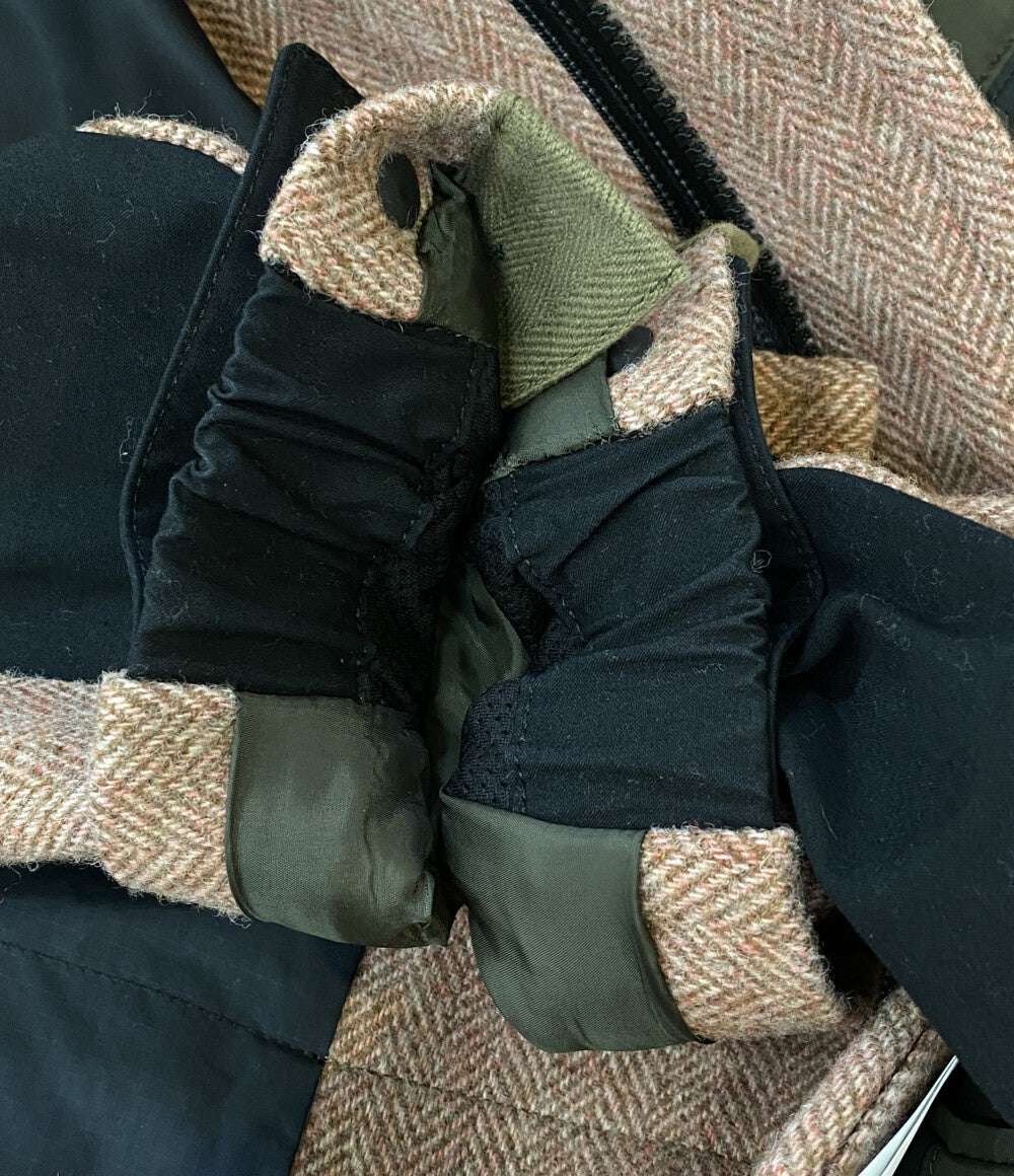 サカイ フーディジャケット Herringbone Jacket ピンクブラウン 21-02625M メンズ SIZE 2 sacai