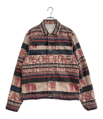 サカイ ブルゾン 総柄 Eric Haze Denim Blouson 23SS 23-02971M メンズ SIZE 2 sacai