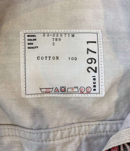 サカイ ブルゾン 総柄 Eric Haze Denim Blouson 23SS 23-02971M メンズ SIZE 2 sacai