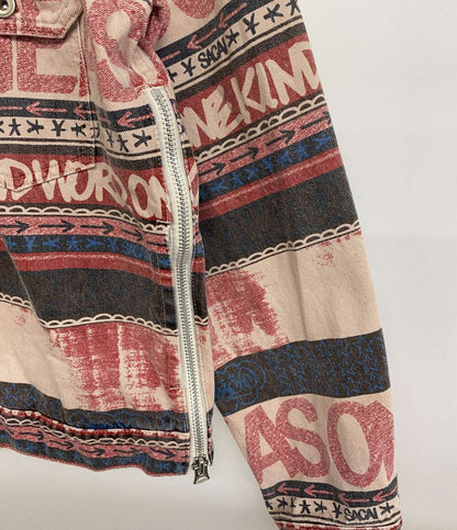 サカイ ブルゾン 総柄 Eric Haze Denim Blouson 23SS 23-02971M メンズ SIZE 2 sacai