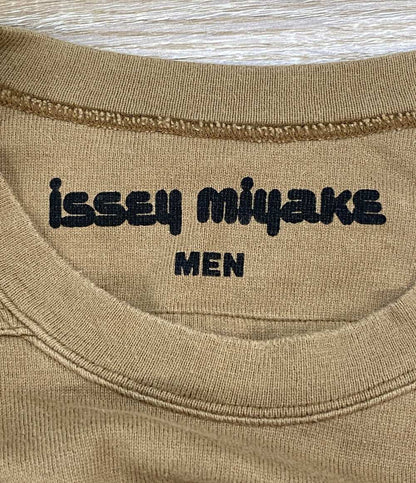 イッセイミヤケ メン 長袖Ｔシャツ フットボールT ベージュ 70s LY13611 メンズ SIZE M ISSEY MIYAKE MEN