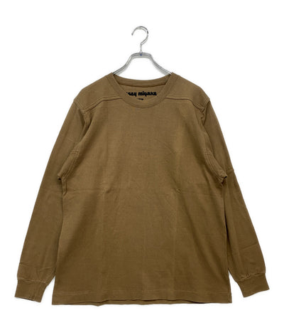 イッセイミヤケ メン 長袖Ｔシャツ フットボールT ベージュ 70s LY13611 メンズ SIZE M ISSEY MIYAKE MEN