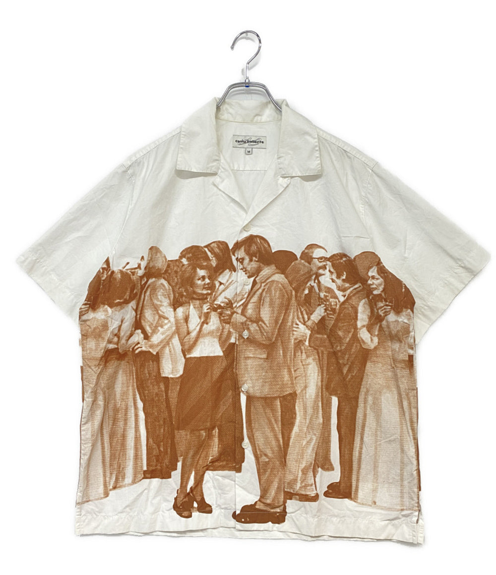 カルネボレンテ 半袖オープンカラーシャツ メンズ SIZE M carne bollente