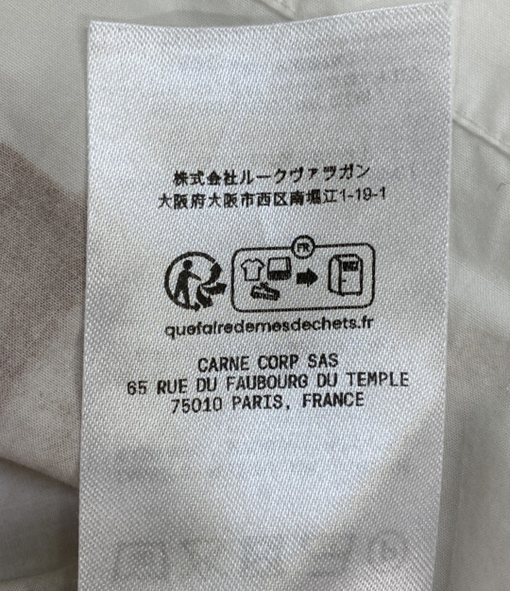 carne bollente カルネボレンテ 半袖オープンカラーシャツ メンズ SIZE