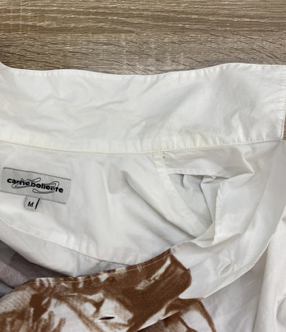 カルネボレンテ 半袖オープンカラーシャツ メンズ SIZE M carne bollente