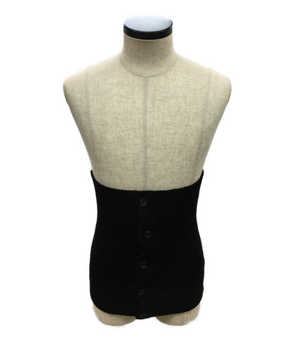 ヨウジヤマモトプールオム ウエストウォーマー 丸ロゴ ブラック 80s メンズ SIZE M YOHJI YAMAMOTO POUR HOMME