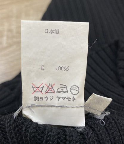 ヨウジヤマモトプールオム ウエストウォーマー 丸ロゴ ブラック 80s メンズ SIZE M YOHJI YAMAMOTO POUR HOMME