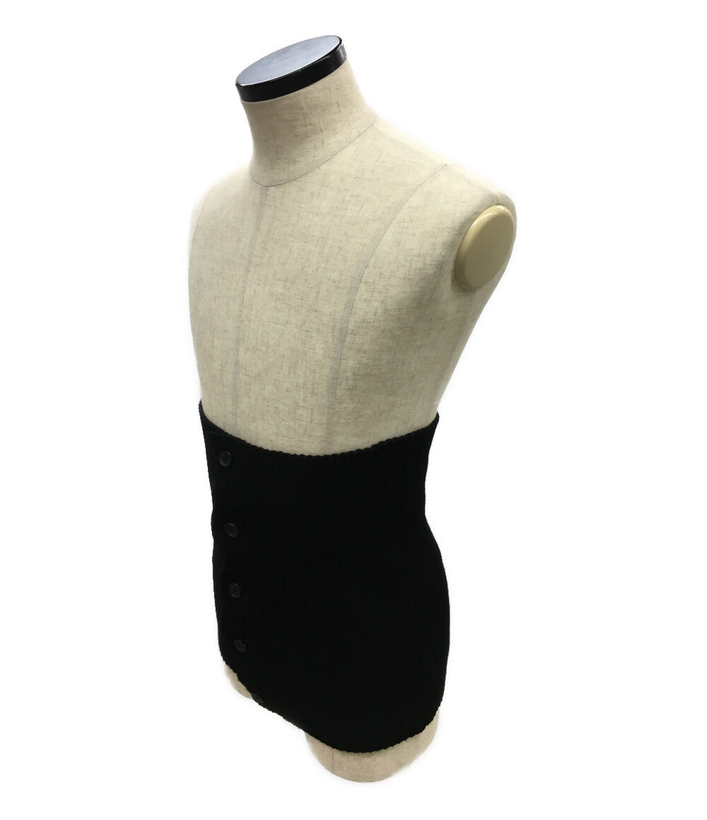 ヨウジヤマモトプールオム ウエストウォーマー 丸ロゴ ブラック 80s メンズ SIZE M YOHJI YAMAMOTO POUR HOMME